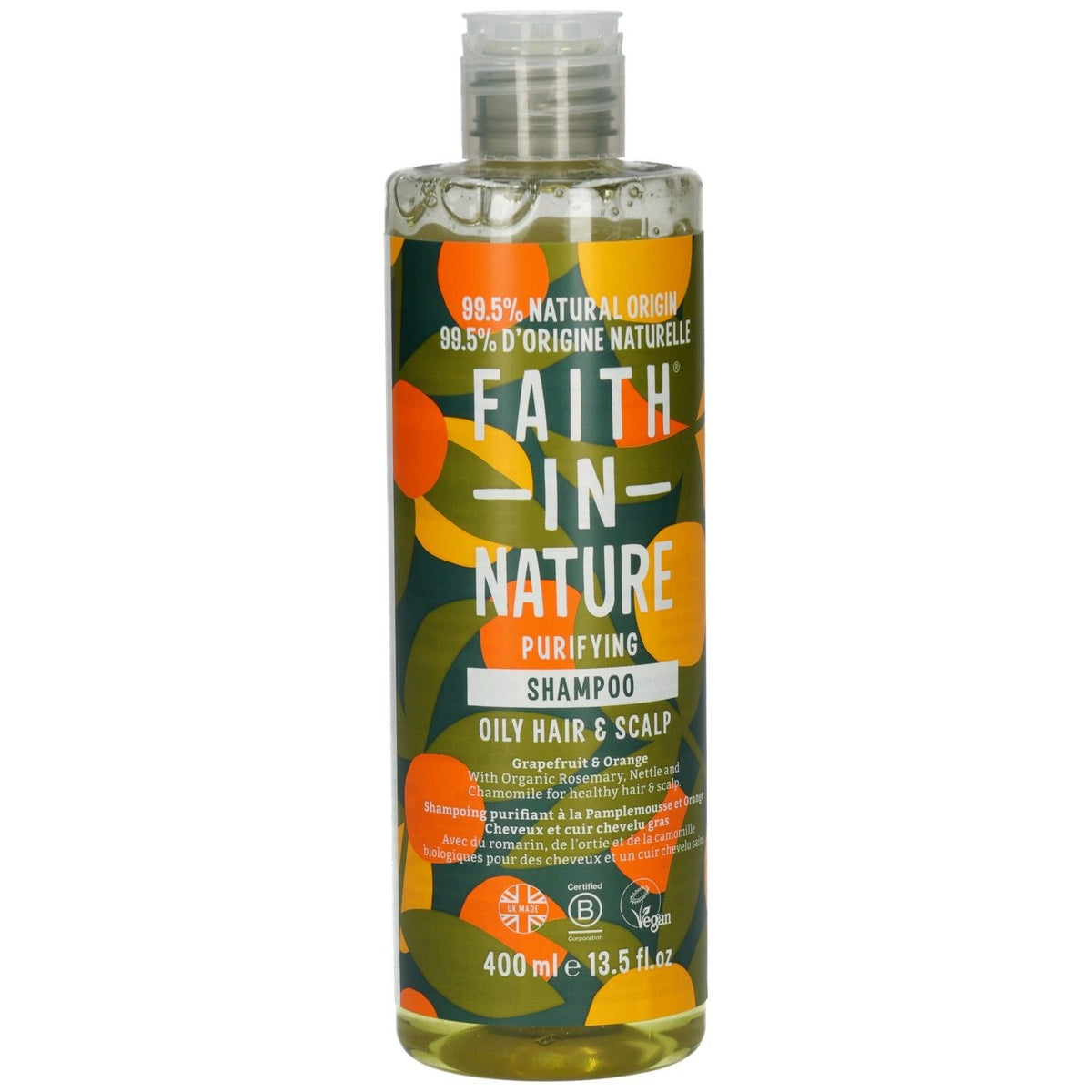 FAITH IN NATURE® Shampooing Pamplemousse & Orange (400 ml)