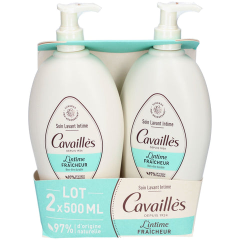 CAVAILLES Soin Lavant Intime x2 — 1000 ml