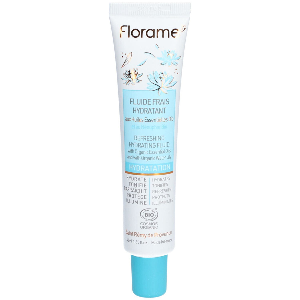 Florame Fluide frais hydratant BIO nénuphar (40 ml)
