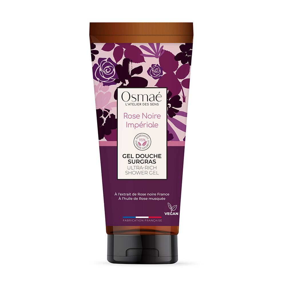 OSMAE Gel douche surgras Rose Noire Impériale — 200 ml