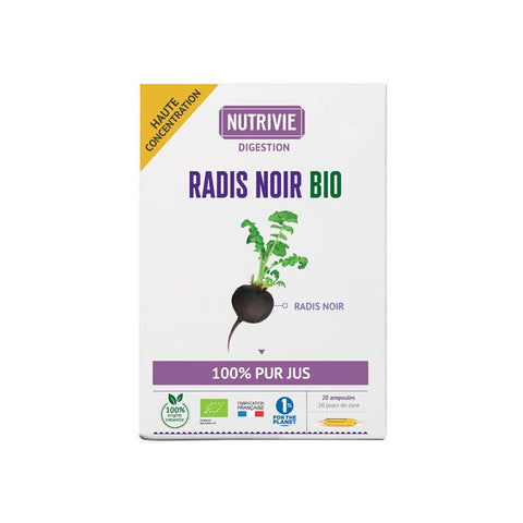 Nutrivie Organic Black Radish 20 ampoules
