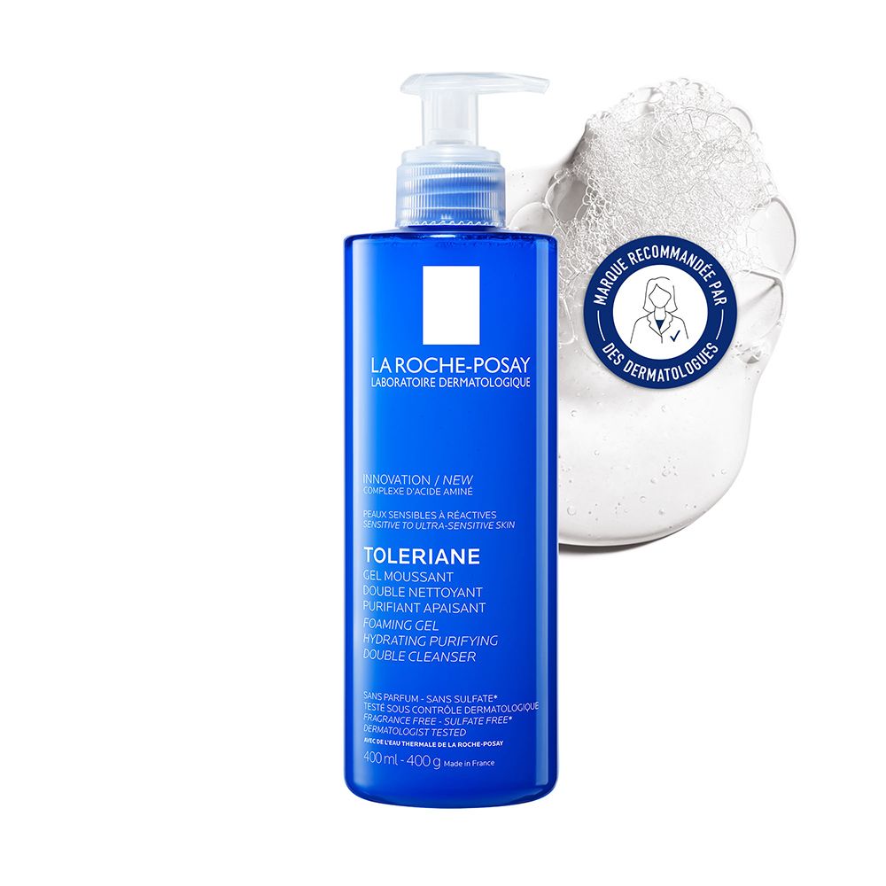 La Roche-Posay Toleriane Gel Moussant Purifiant Apaisant Double Nettoyant (400 ml)