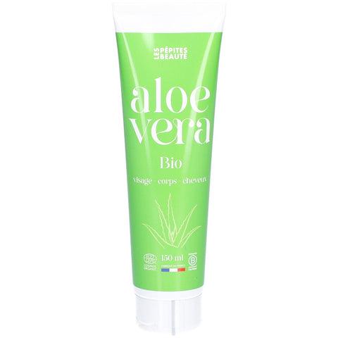 LES PÉPITES BEAUTÉ gel d’aloe vera apaisant visage, corps et cheveux — 150 ml