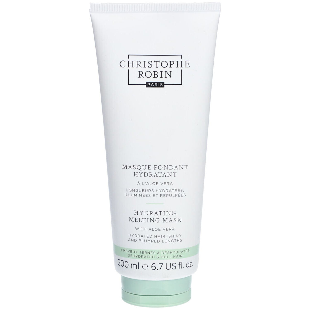 CHRISTOPHE ROBIN MASQUE FONDANT HYDRATANT À L’ALOE VERA — 200 ml