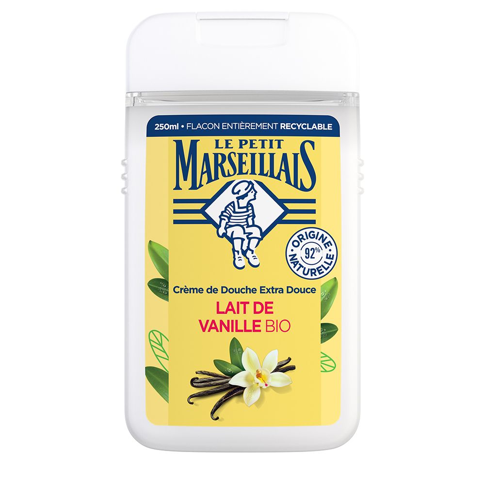 Le Petit Marseillais Crème de Douche Extra Douce Lait De Vanille BIO (250 ml)