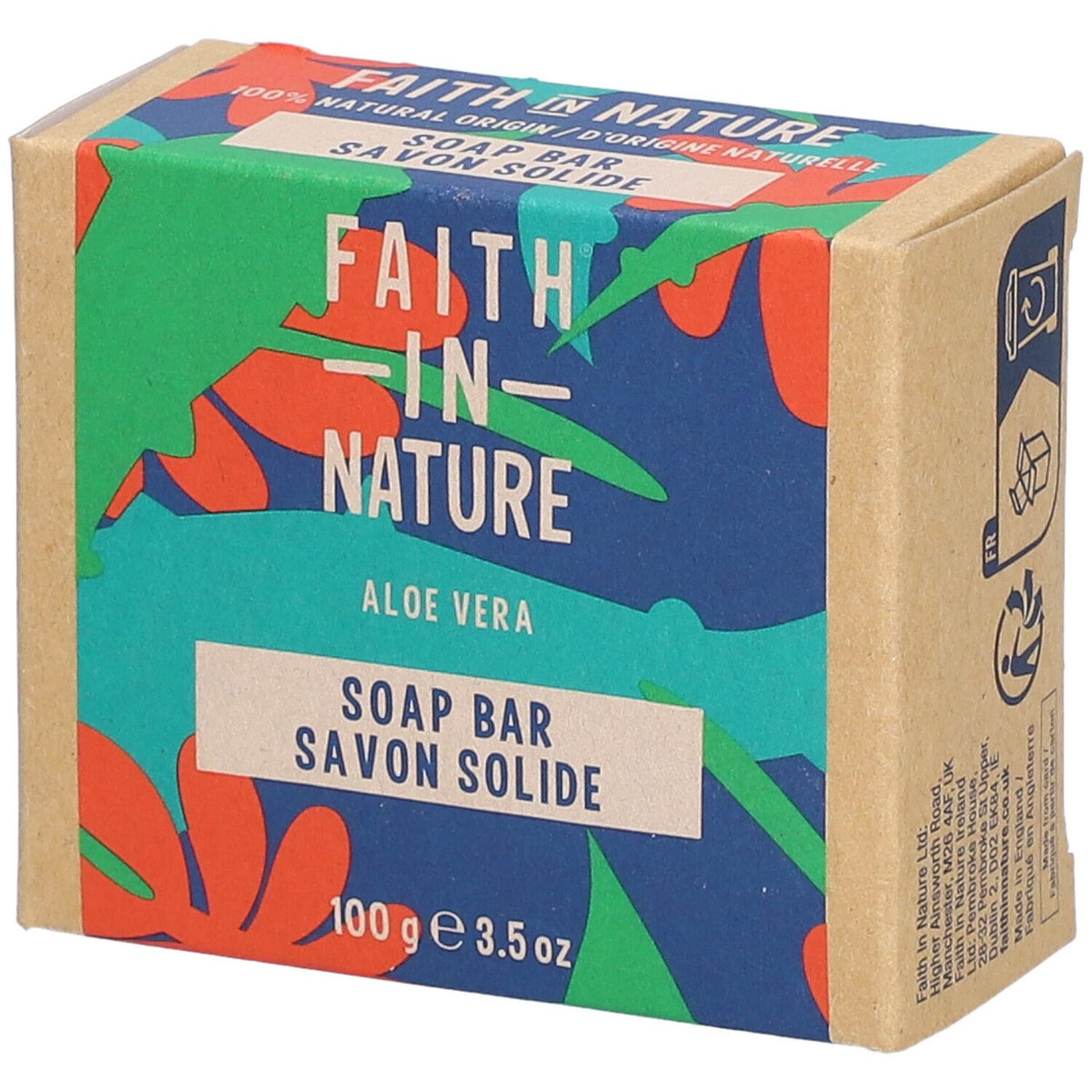 FAITH IN NATURE Savon solide Aloé vera (100 g)