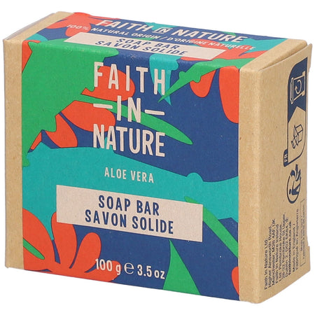 FAITH IN NATURE Savon solide Aloé vera (100 g)