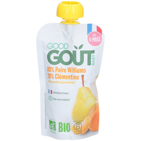 Good Goût Gourde Compote Poire Clémentine (120 g)