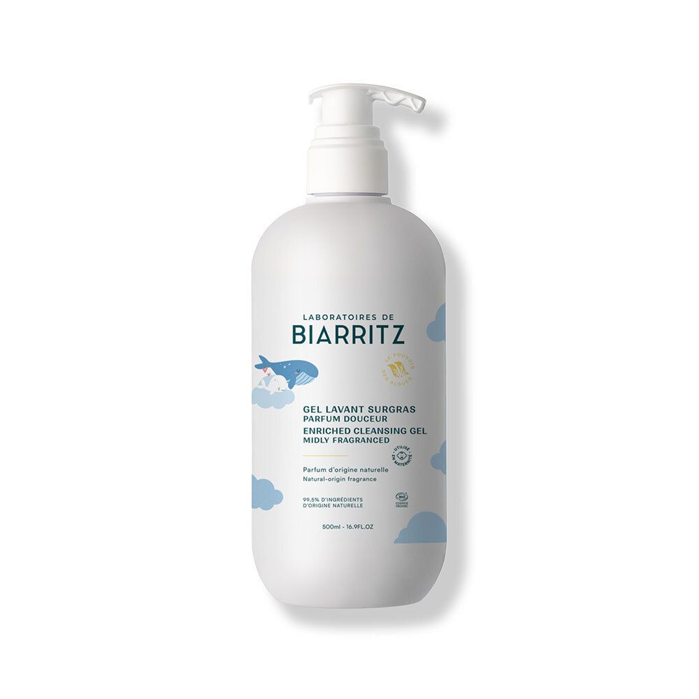 Laboratoires de Biarritz Gel Lavant Surgras Parfum Douceur Bio (500 ml)