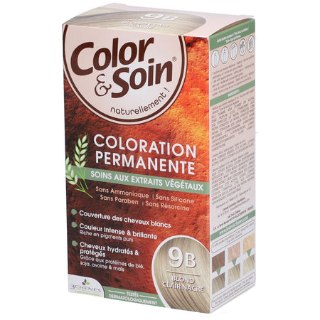 3 Chènes Color & Soin® 9B Blond Clair Nacré — 135 ml