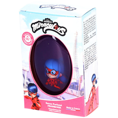 Le Comptoir Du Bain & Miraculous Ladybug Figurine Raspberry Solid Soap 75g