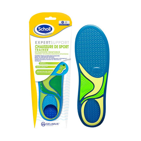 Scholl Expert Support semelles pour chaussures de sport (1 pièce, taille Small, 35.5 à 40.5)
