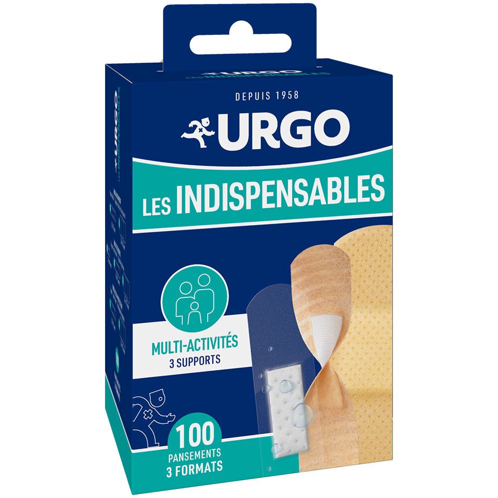 Urgo Les Indispensables pansements (100 pièces)