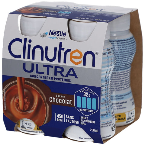 Nestlé Clinutren Ultra Chocolat (4x200 ml)
