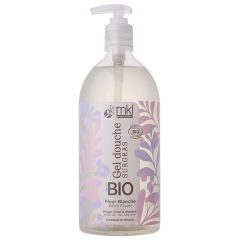 MKL Gel Douche Surgras - Fleur blanche Bio — 1000 ml
