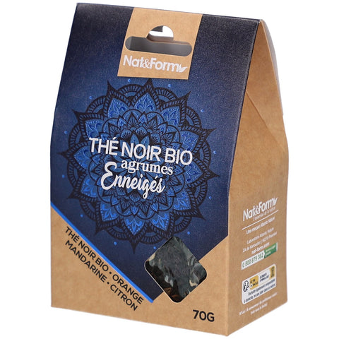 Nat&Form Thé noir bio Agrumes enneigés (70 g)