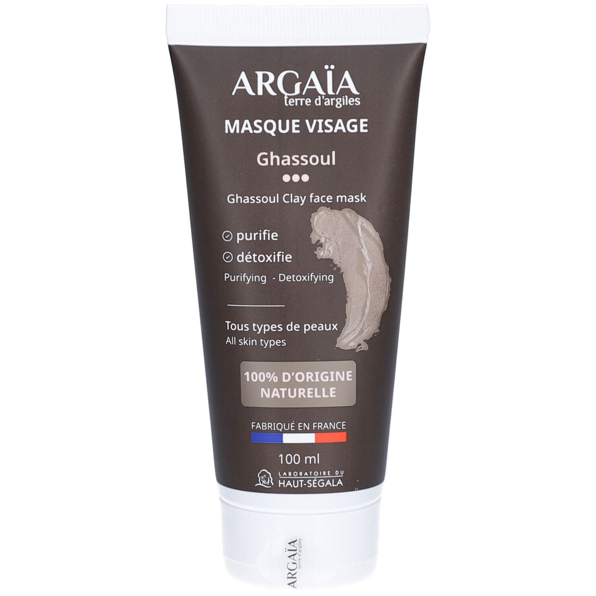 Haut Segala Argaïa Masque visage Ghassoul — 100 ml