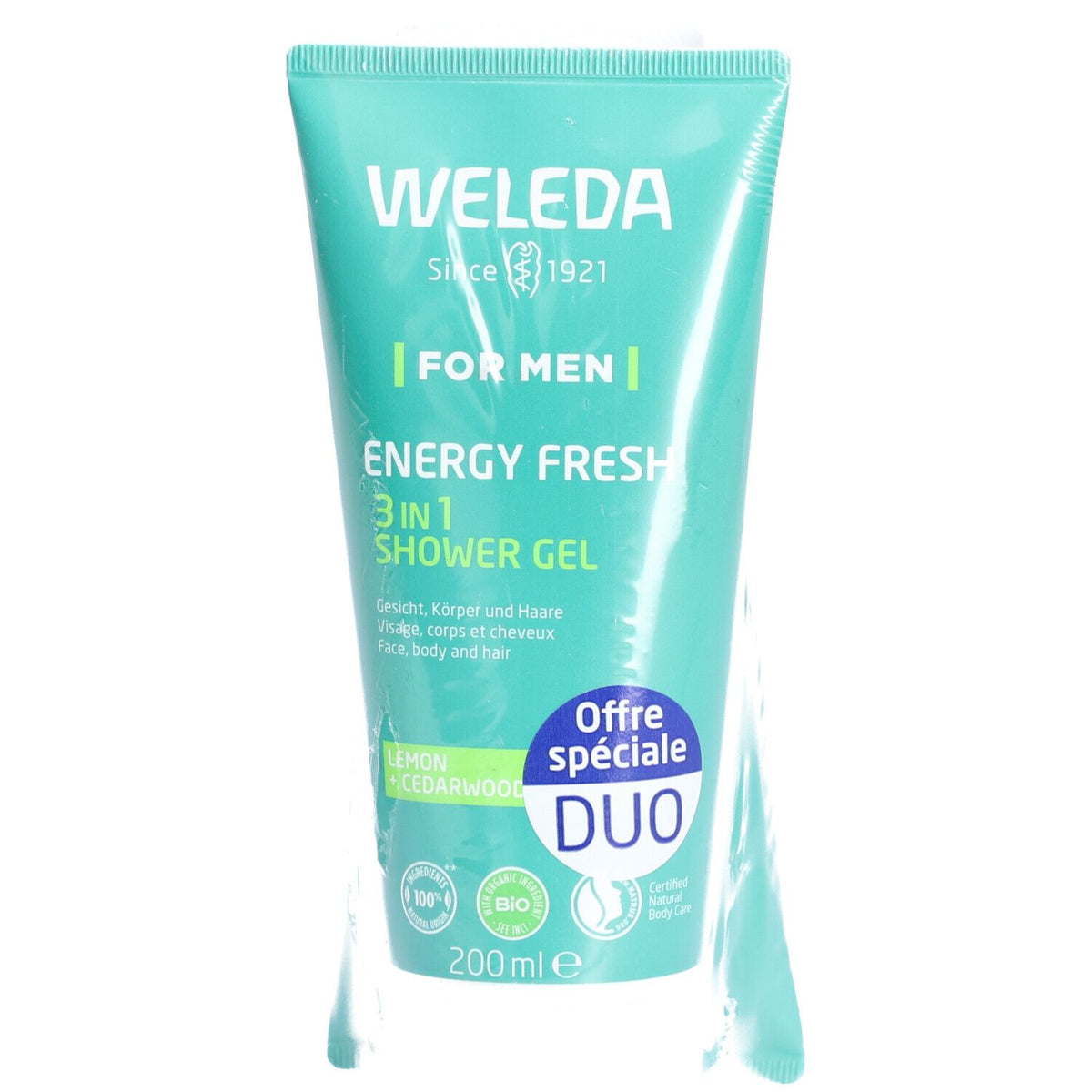 WELEDA Gel Douche 3en1 Energy Fresh — 400 ml