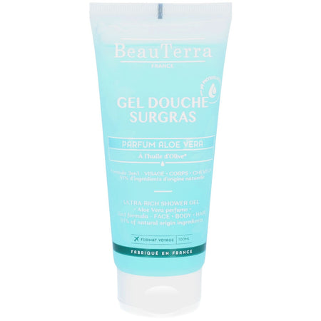 BeauTerra Gel Douche Surgras - Aloe Vera (100 ml)
