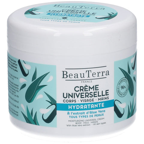 BeauTerra Crème hydratante universelle visage, corps et mains (400 ml)