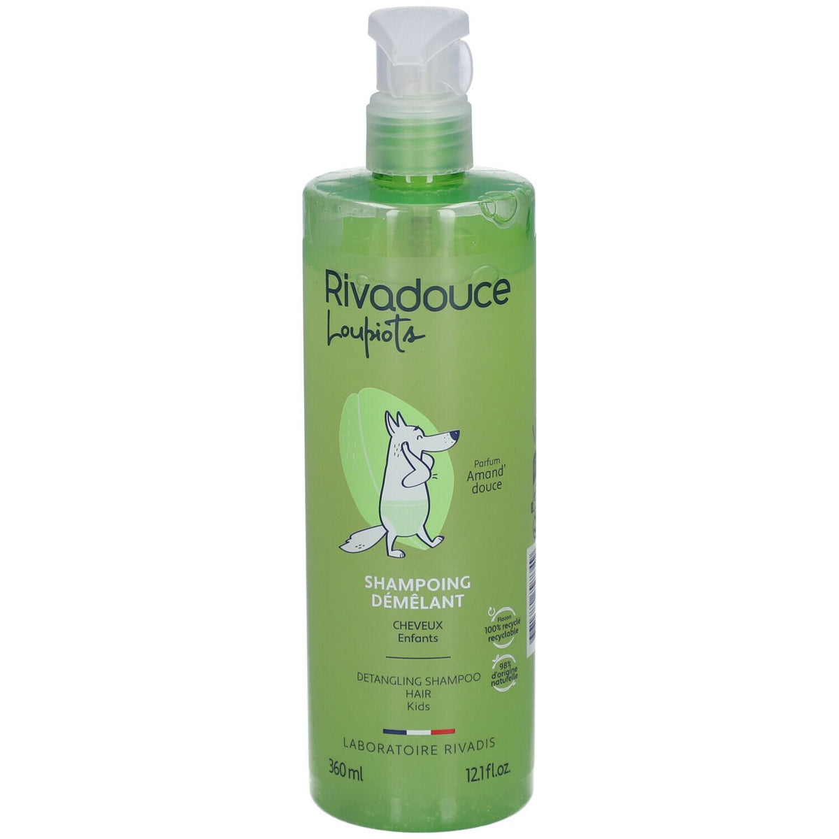 Rivadouce Shampoing démêlant Loupiots Amand'douce (360 ml)