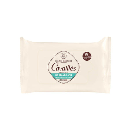 Roger Cavaillès Dermato 48H | Lingettes Déodorantes — 1 pièce