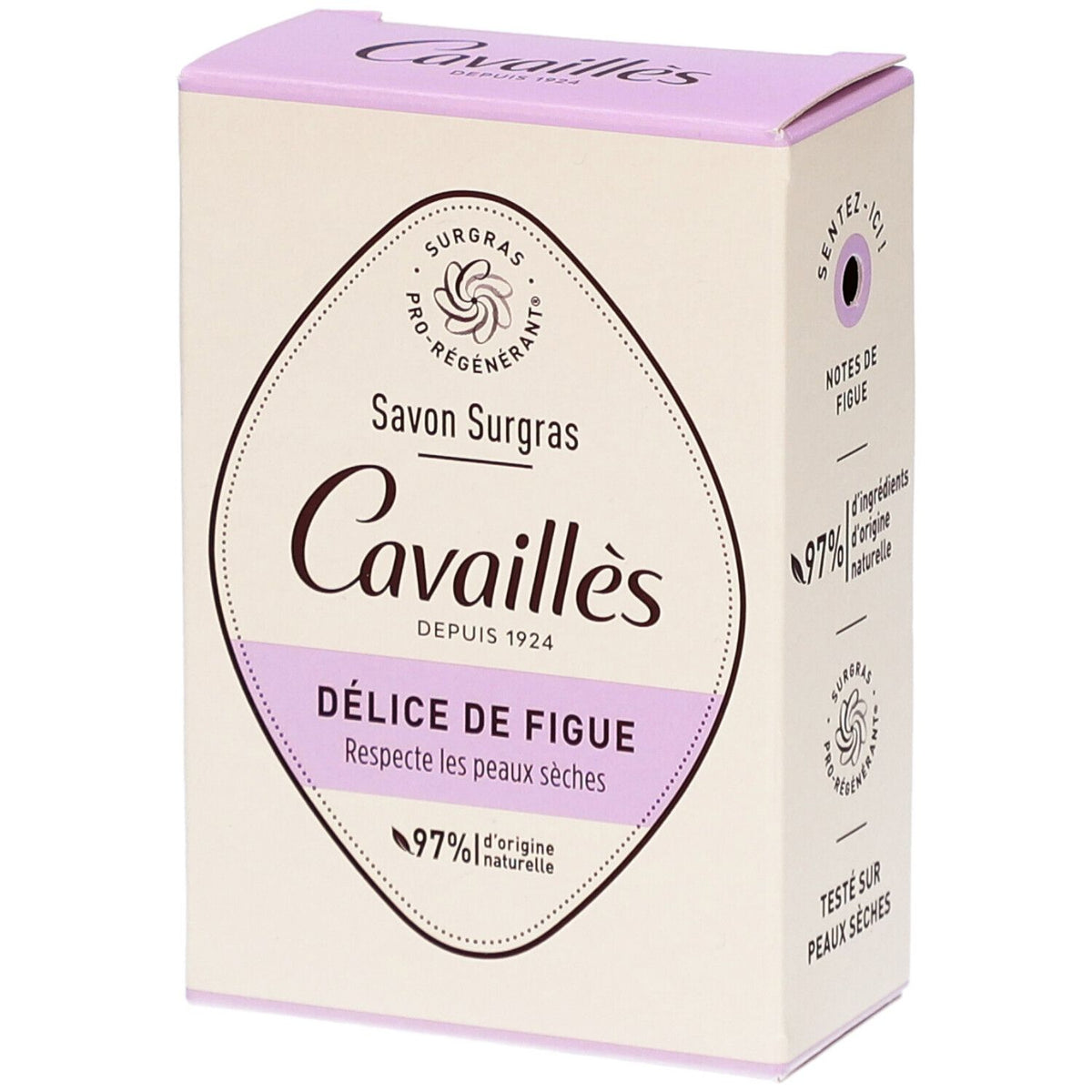 CAVAILLES Savon Surgras Délice de Figue (100 g)