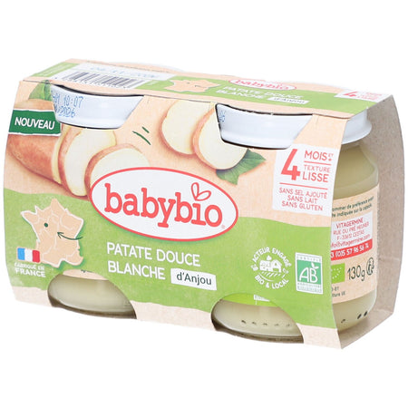BABYBIO Patate Douce Blanche — 260 g