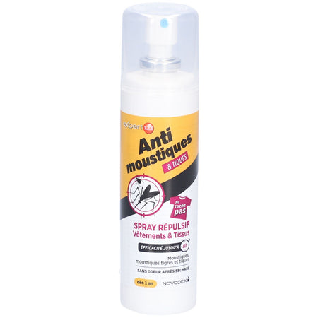 Nutreov Expert 123 Spray répulsif anti-moustiques vêtements et tissus (100 ml)
