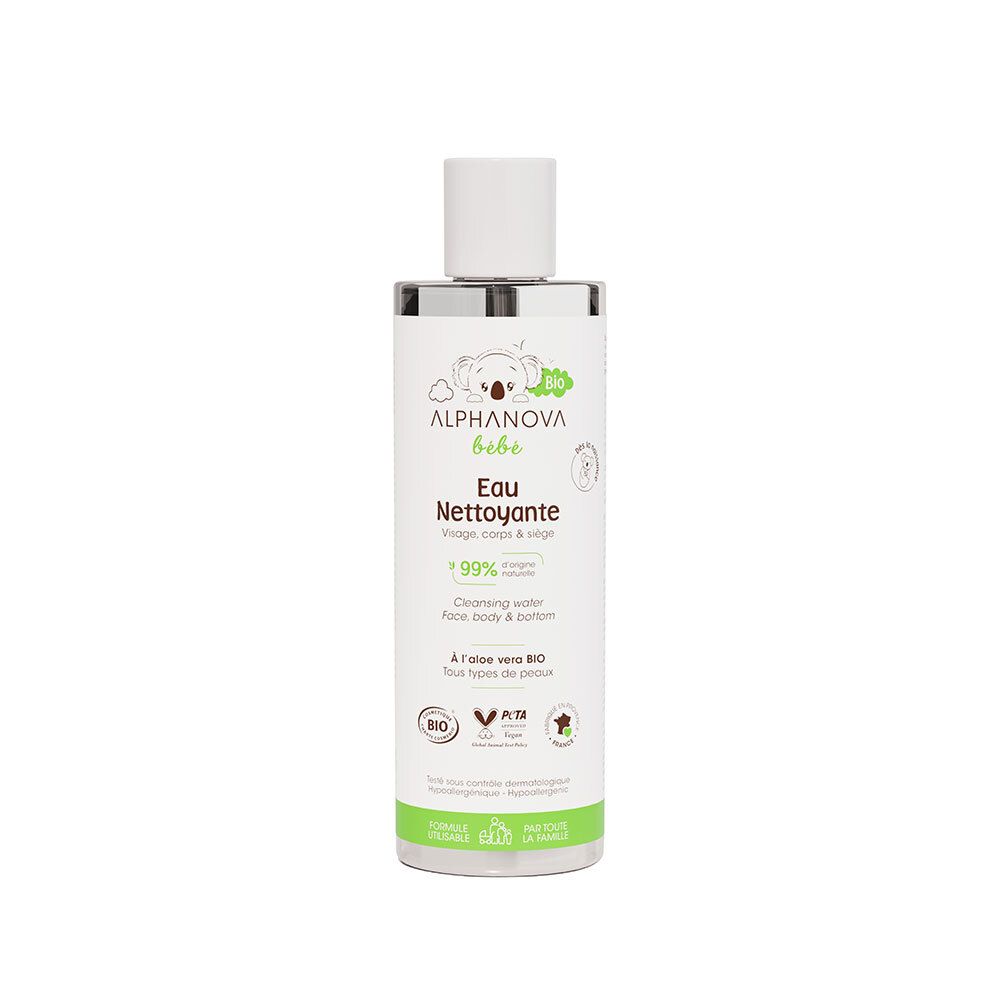 ALPHANOVA Bébé Eau Nettoyante (200 ml)