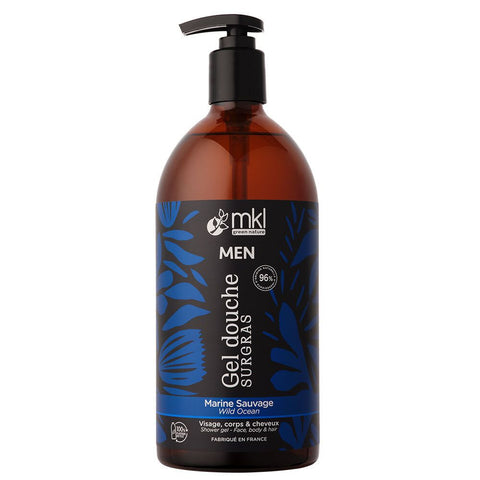 MKL Green Nature Men Gel Douche Surgras Marine Sauvage (1 l)