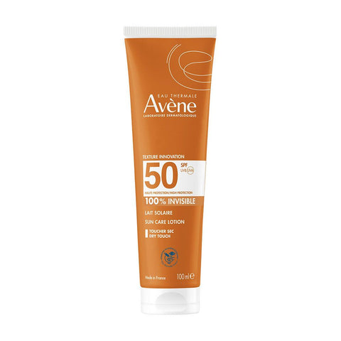 Avène Solaire Lait 100% invisible SPF50 Très Haute protection Peau sensible (100 ml)