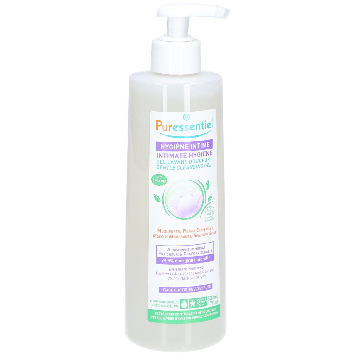 Puressentiel® gel de toilette intime bio à l'aloe vera (500 ml)