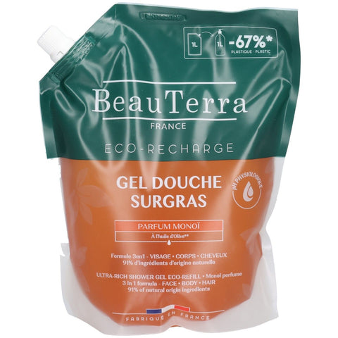 Beauterra Gel douche surgras Monoï (1000 ml)