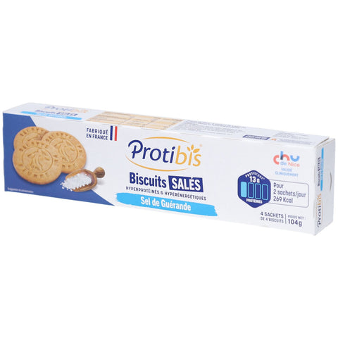 NESTLE Protibis Biscuits Salés Sel de Guérande — 4 pièces