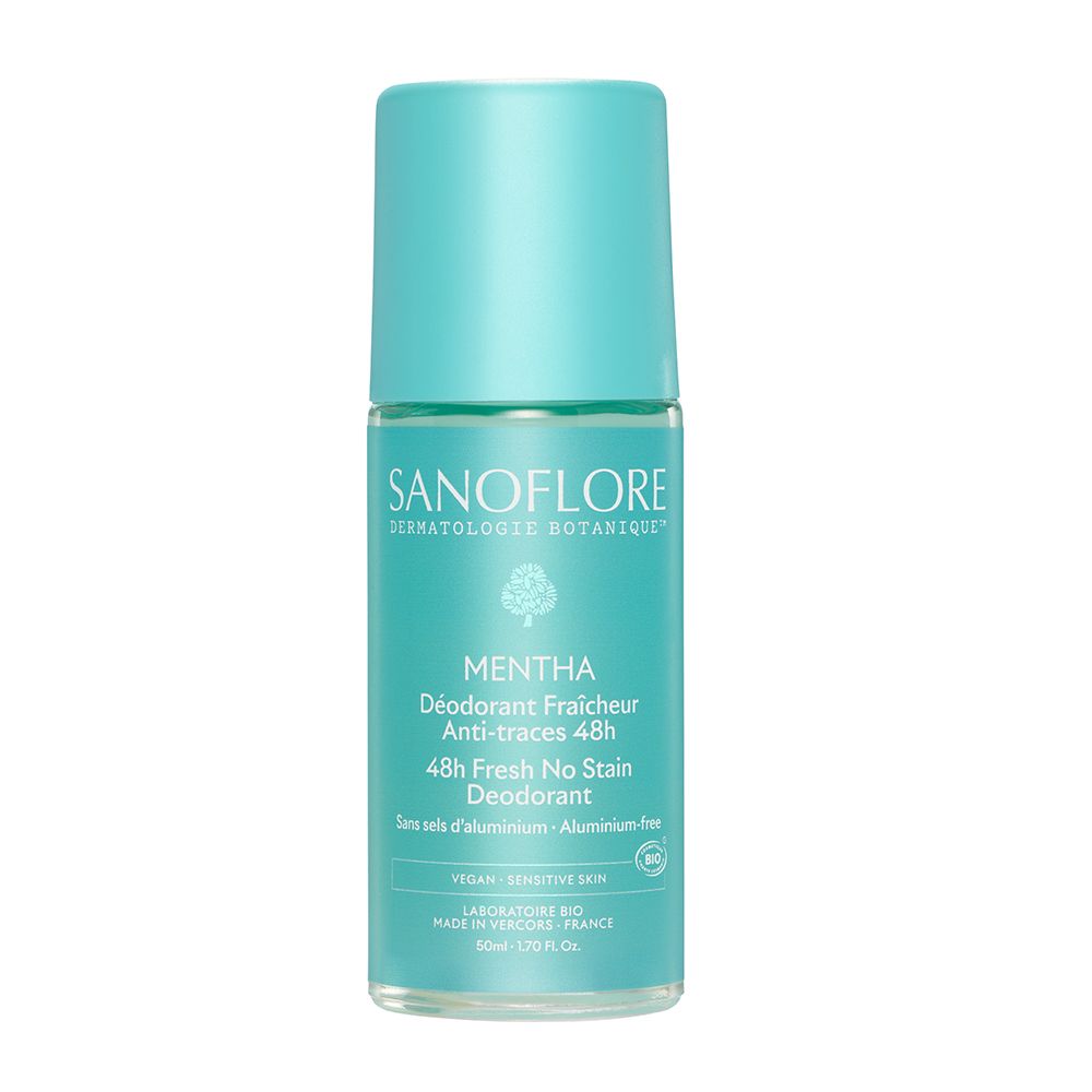 SANOFLORE Mentha Déodorant Fraîcheur Anti-traces 48h — 50 ml