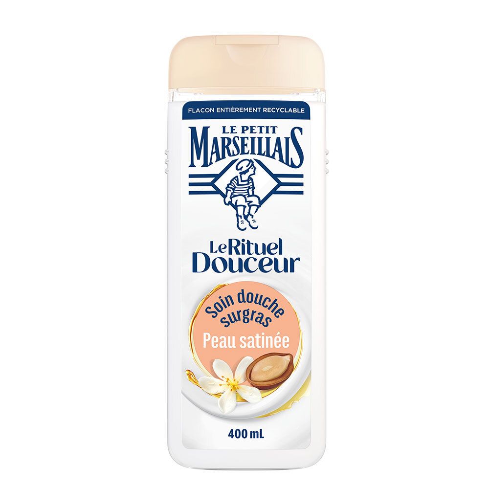 Le Petit Marseillais Soin Douche Surgras Peau Satinée Rituel Douceur (400 ml)