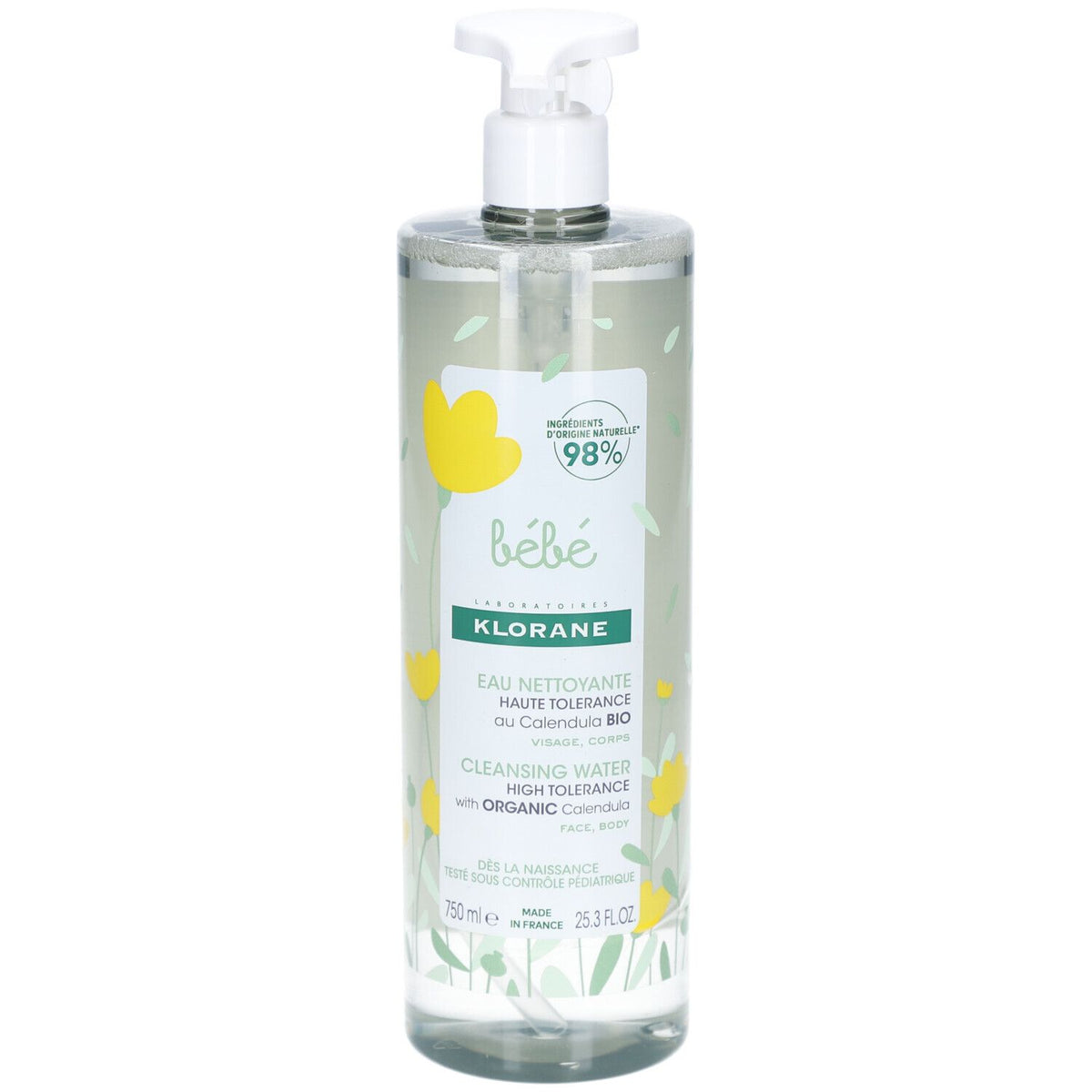 KLORANE Eau Nettoyante Bébé (750 ml)