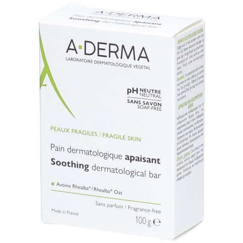 A-DERMA Pain Dermatologique Apaisant (100 g)
