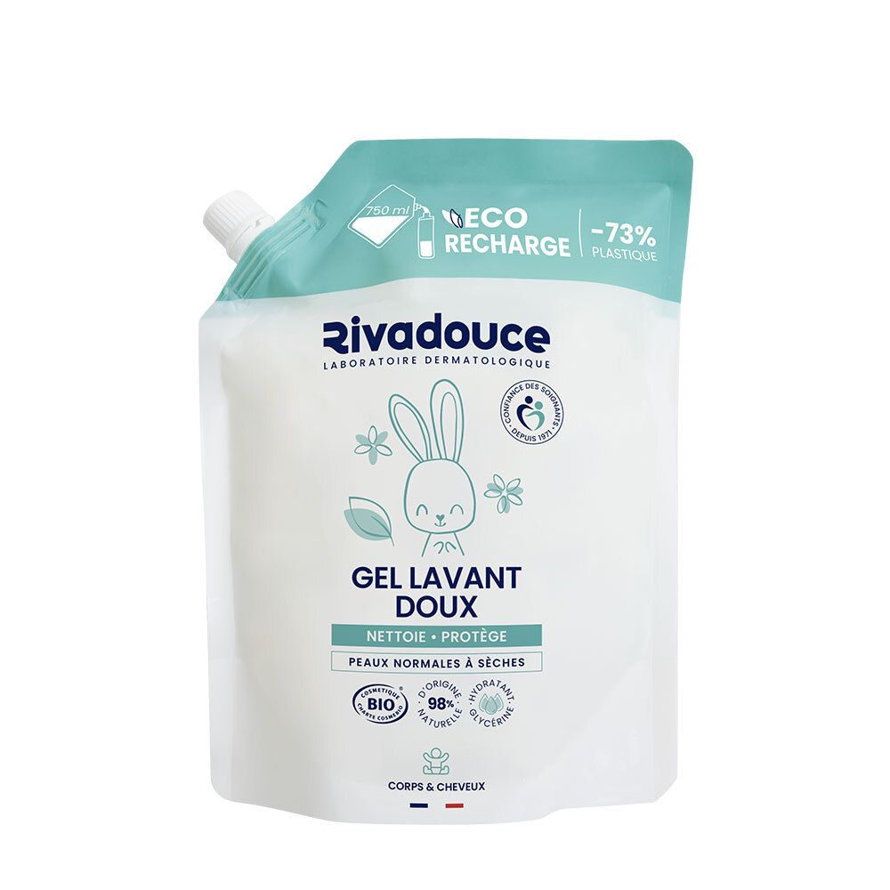 Rivadouce Recharge gel lavant doux (750 ml)