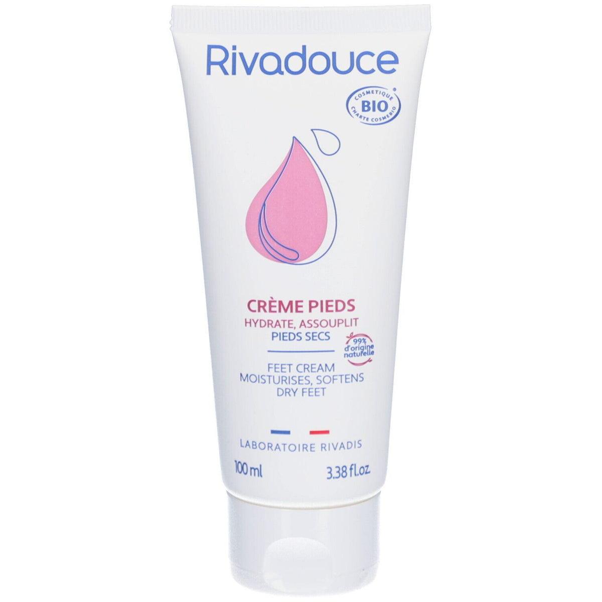 Rivadouce Crème pieds secs certifiée bio (100 ml)