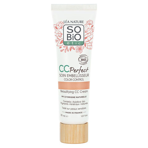 So Bio étic® CC Perfect Soin Embellisseur Color Control – CC Crème Embellissante – 20 Clair — 30 ml