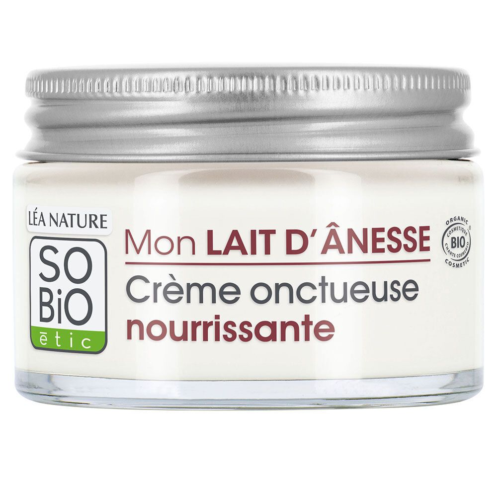SO BIO ETIC Mon Lait d'Ânesse Crème Onctueuse Nourrissante (50 ml)
