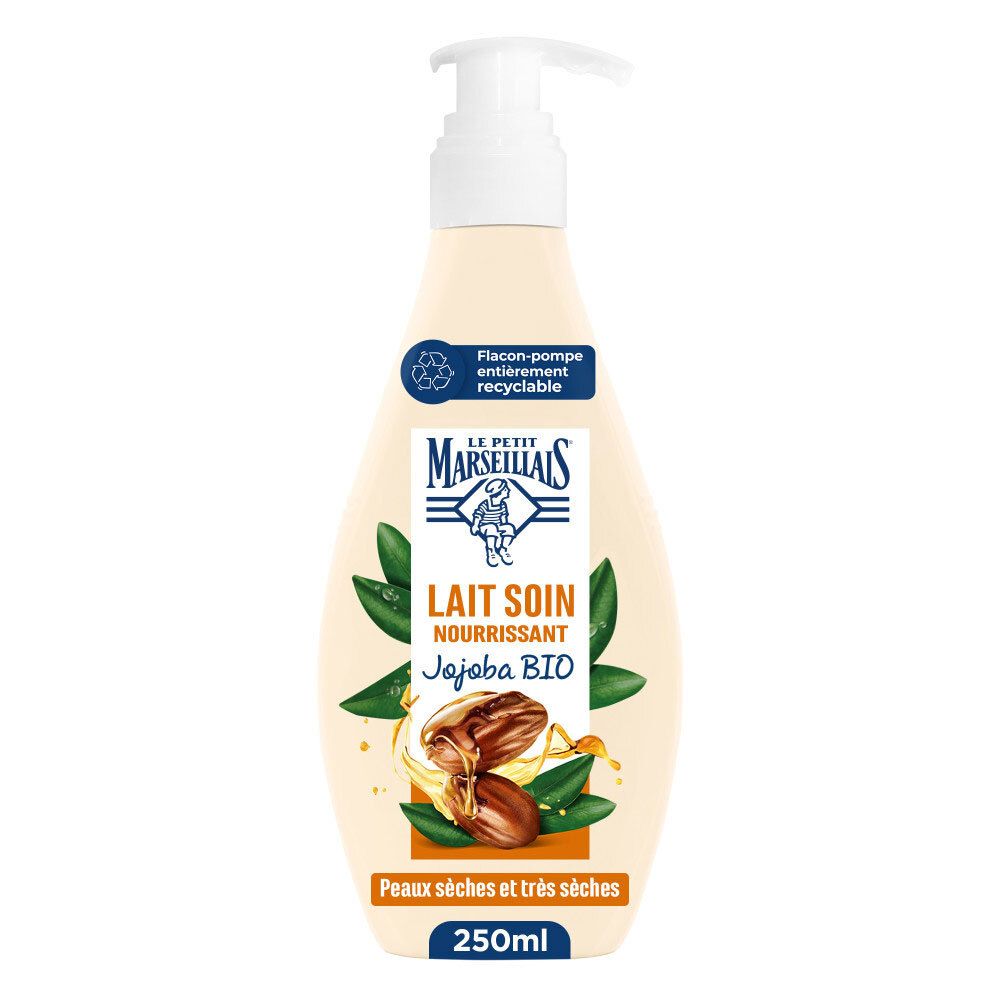 LE PETIT MARSEILLAIS Lait Soin Nourrissant Peaux Sèches et Très Sèches — 250 ml