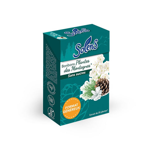 SOLENS Bonbons Plantes des Montagnes Sans Sucres (66 g)