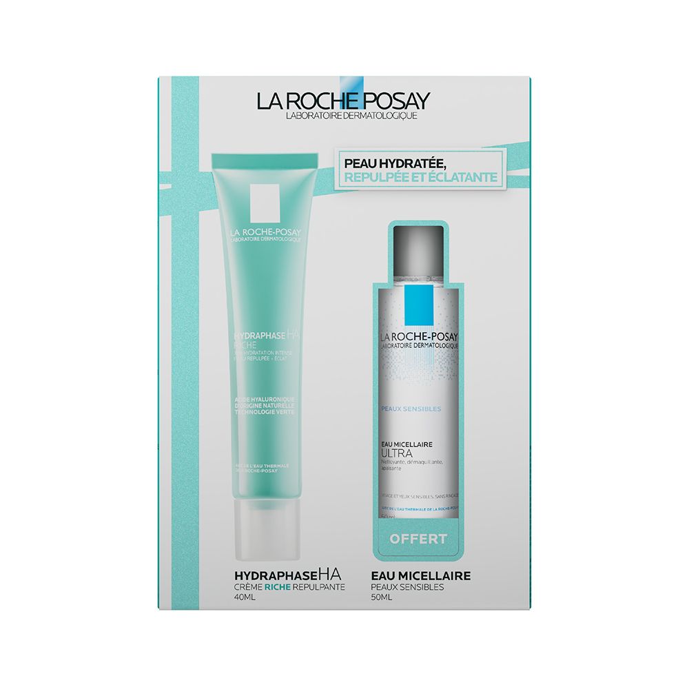 La Roche-Posay Coffret Hydraphase HA Riche Eau Micellaire 40 ml