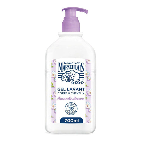 LE TOUT PETIT MARSEILLAIS Gel Lavant Doux Bébé Amande Douce (700 ml)