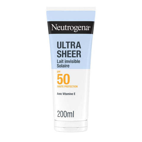 Neutrogena Ultra Sheer Lait Corps Hydratant Invisible SPF50 (200 ml)