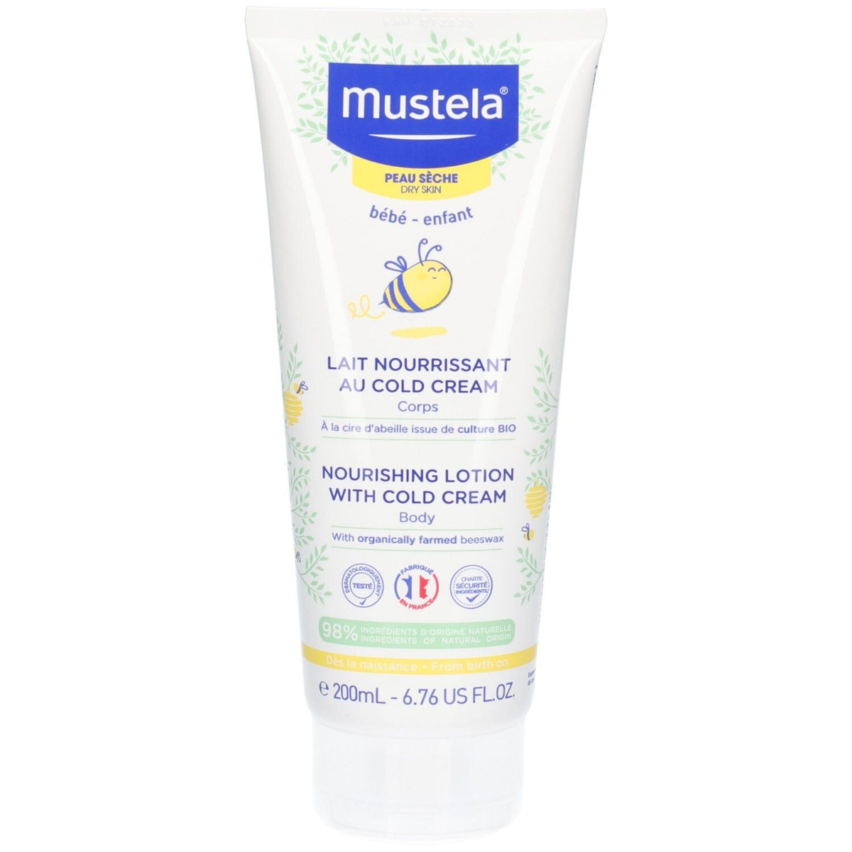 Mustela Lait nourrissant au Cold cream (200 ml)