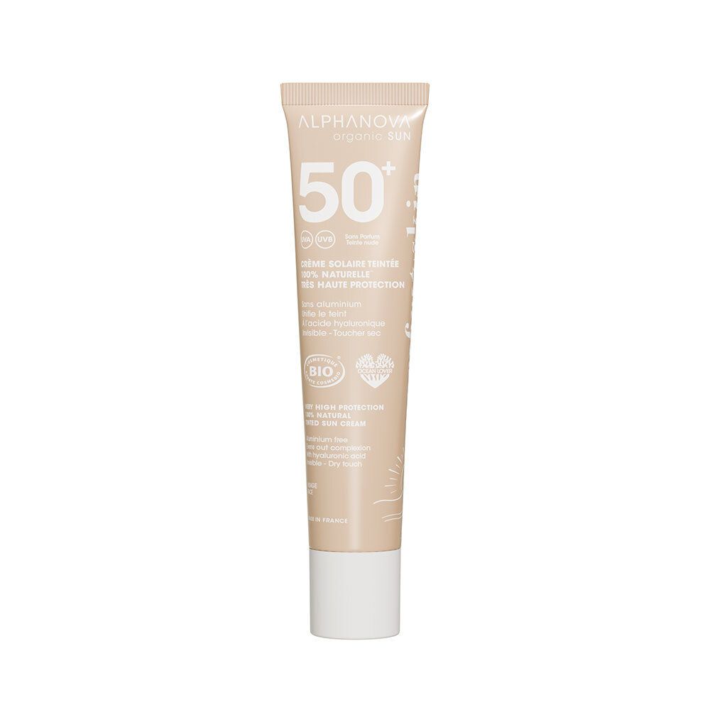 Alphanova Crème solaire teintée nude SPF50+ (40 g)